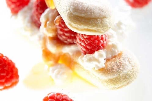 Recipe: Raspberry Tiramisu with Cottage Cheese